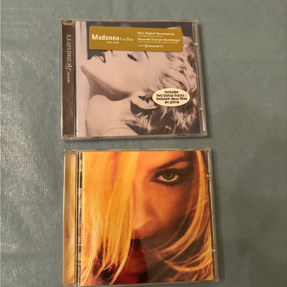 Madonna Music CD, Set of 2- True Blue is sealed